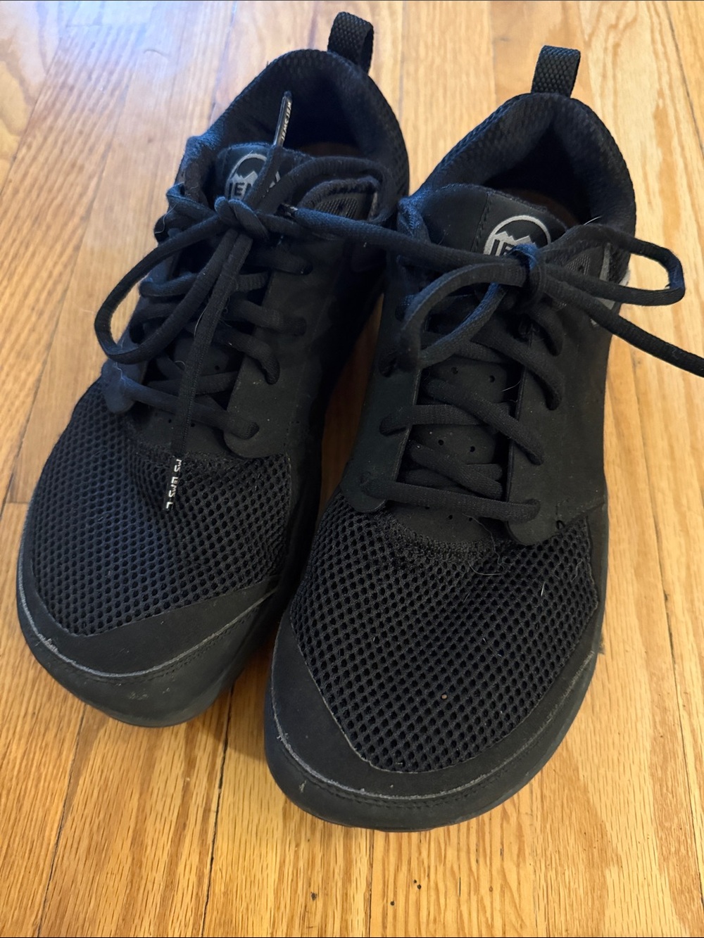 Lems sz 10.5 Primal Zen Asphalt Black Athletic Mesh Sneakers great condition